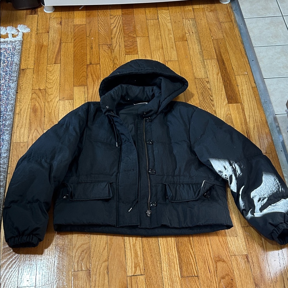Uniqlo Black Bomber Jacket